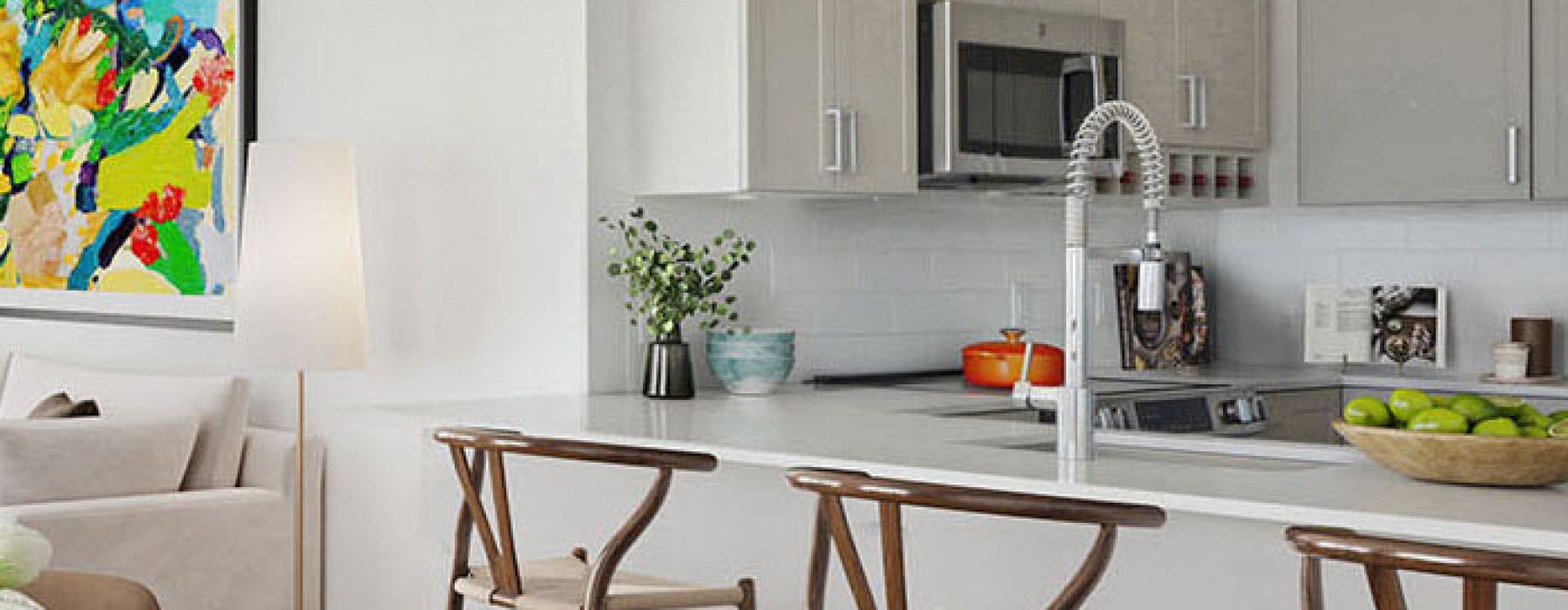 mobile banner version of one bedroom apartment banner